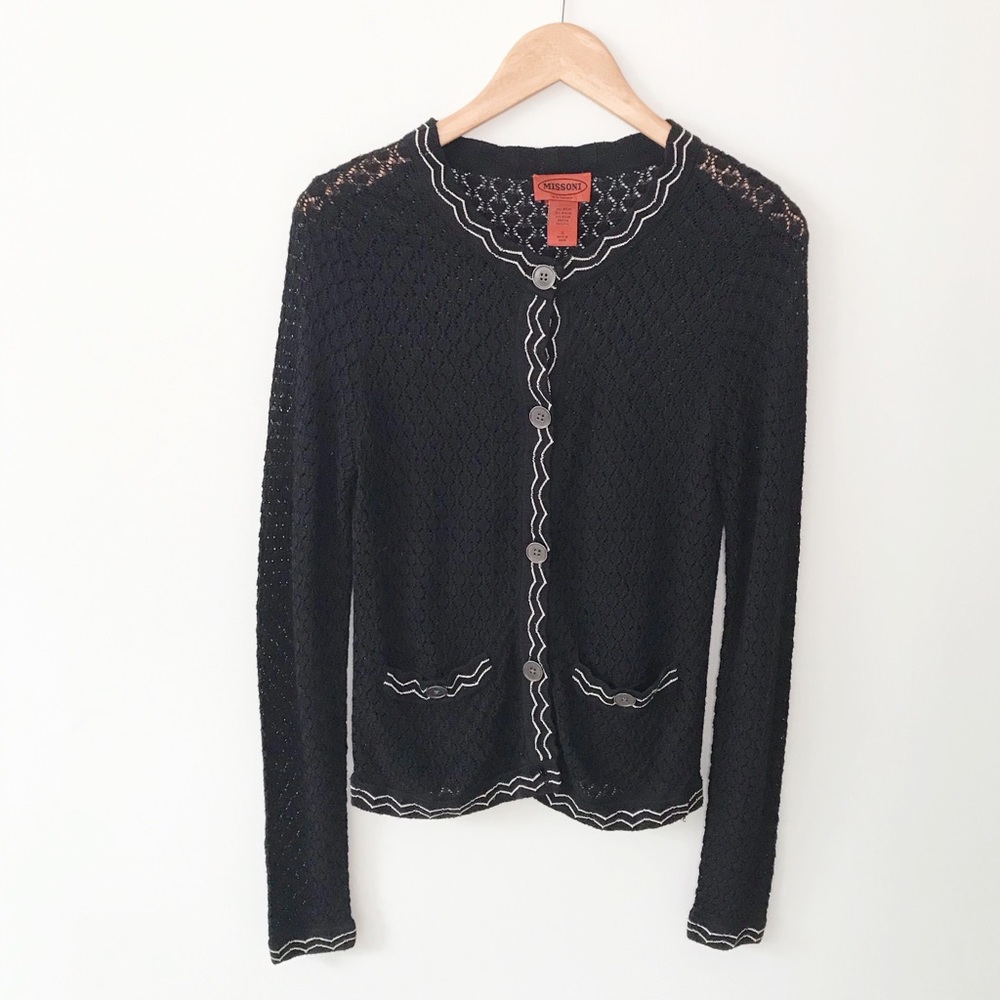 MISSONI for Target Black Cardigan Sweater